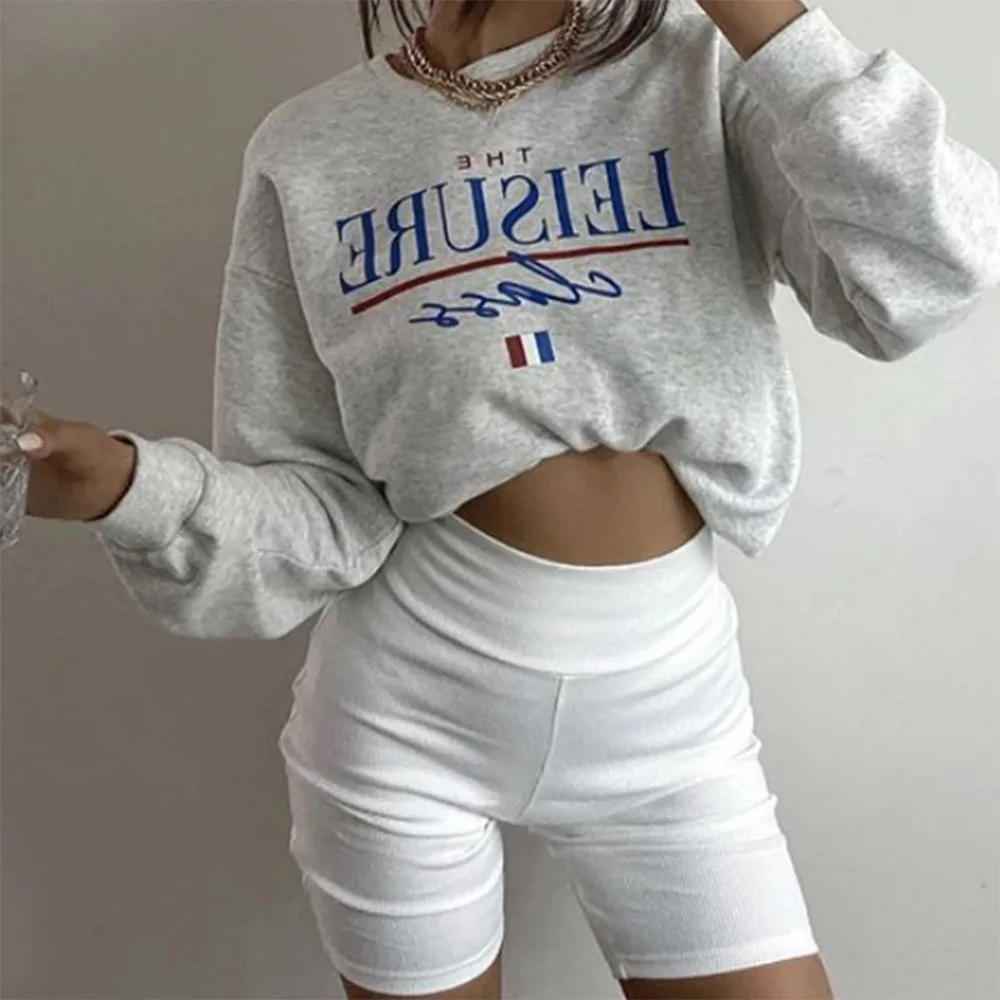 Шорты женские спортивные с эластичным завышенным поясом повседневные