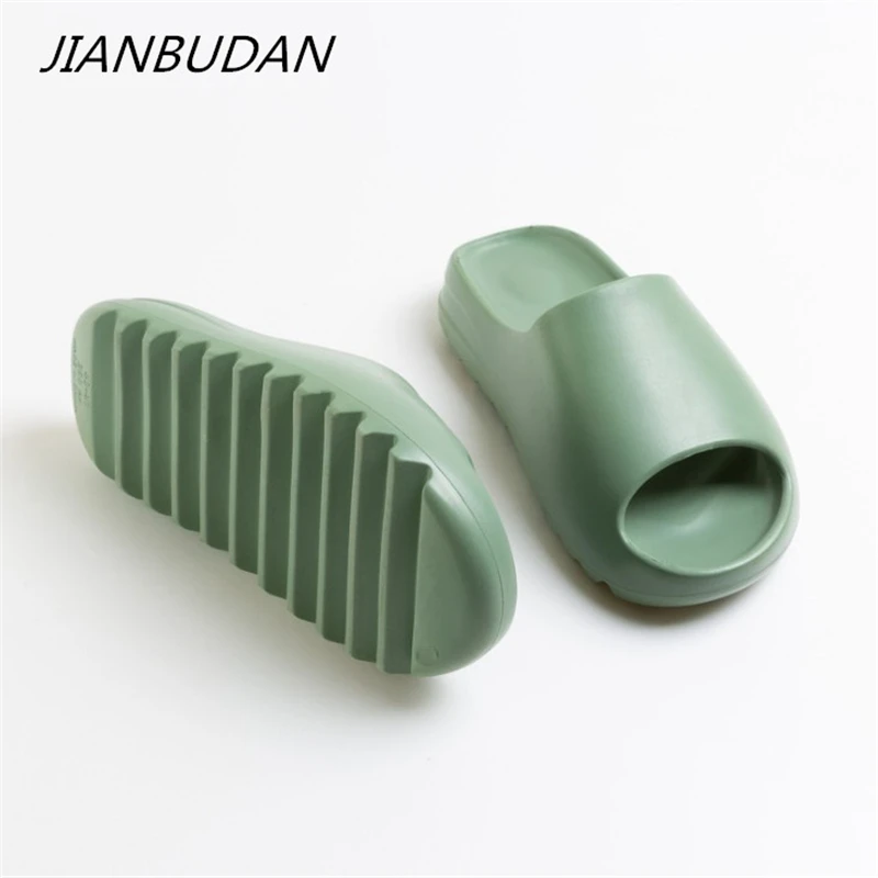 JIANBUDAN/домашние удобные мягкие тапочки для мужчин и женщин на нескользящей