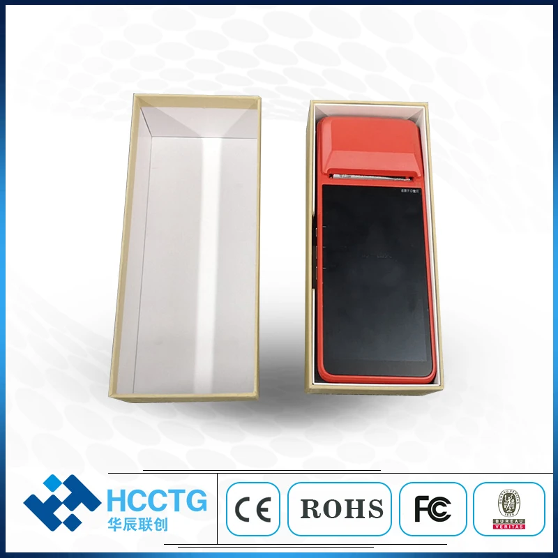 5 дюймовый GPRS bluetooth Android Touch все в одном платежный pos терминал с парковочным чековым