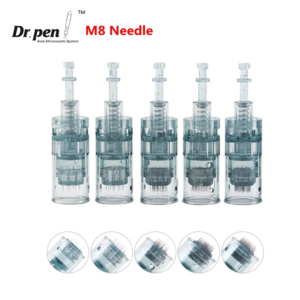 

50/20/10pcs Needle Cartridge Replacement Dr.pen M8 Micro Needle 11Pin/16Pin/24Pin/36Pin/42Pins Nano Round Microneedles