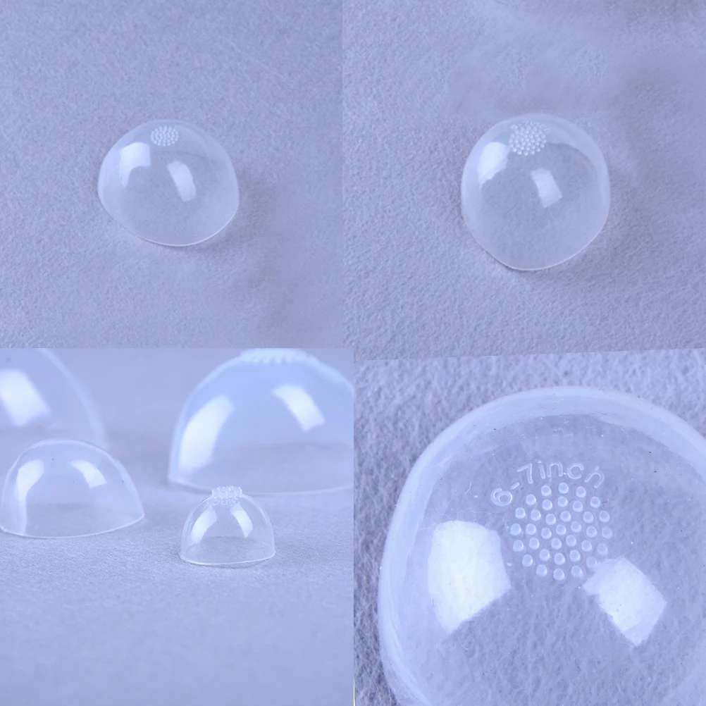 

1PCS New 1/3 1/4 1/6 1/12 BJD Silicone Headgear for BJD doll Silica Gel Hair wigs Cover 6 Sizes for Choose