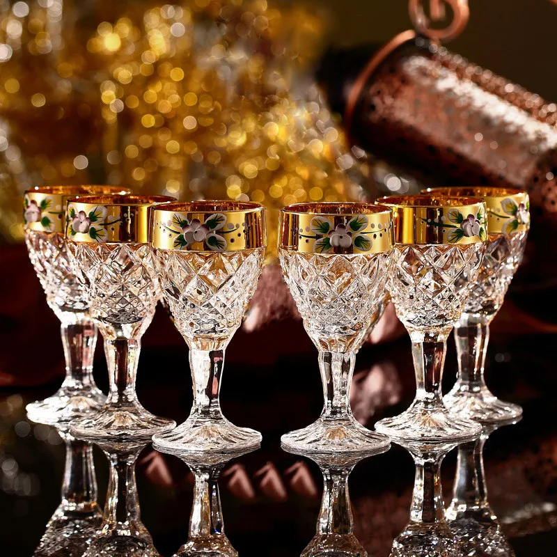 Барный винный набор с украшением в виде кристаллов Стекло виски флакона &amp 6 es