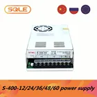 Высокое качество acdc источник Питание S-400W входное напряжение переменно тока 100v-120v 200v-240v Выход постоянного тока 12V24V36V48V60V CE этикетки