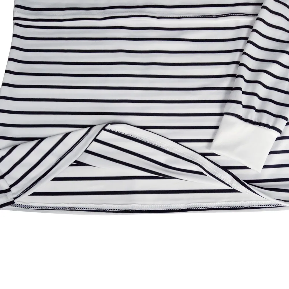 

Maternity Tees Women Mom Pregnant Nursing Baby Long Sleeved Stripe Tops Blouse Clothes Pregnancy Clothing Maternity T-shirts