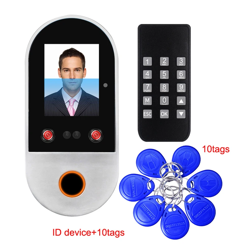 

Metal 125KHz RFID Proximity Biometric Face Recognition Access Control Device with Time Attendance