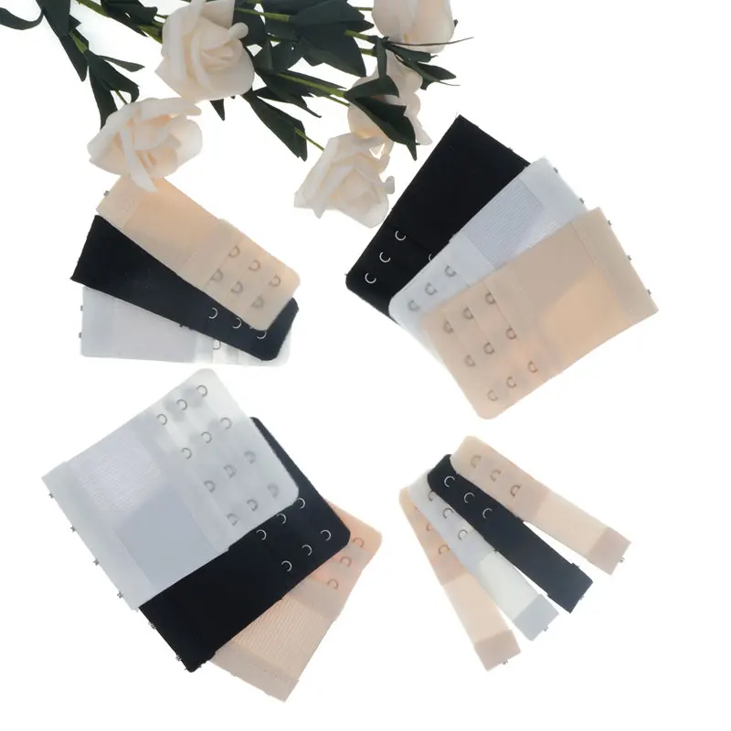 

Bra Buckle Ladies Back Extension Pretty Bra Lengthened Buckle 1- 4 Buckle Bra Extenders 3 pcs/lots for women