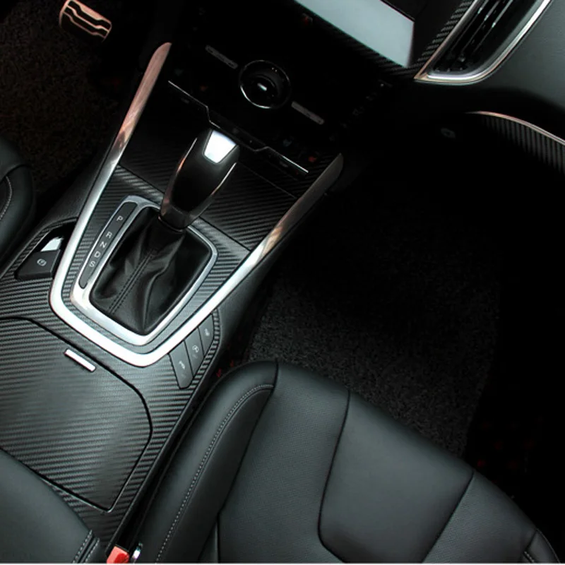 Стайлинг автомобиля центральная консоль изменение цвета углеродное волокно