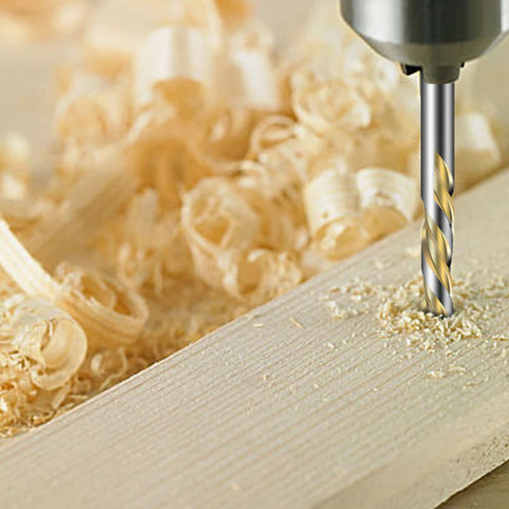 

4/5pcs HSS Drill Bit Set High Speed Steel Tipped Ceramic Tile Cutter Triangle Hole Drill Bits Power Woodworking Tool Accessories