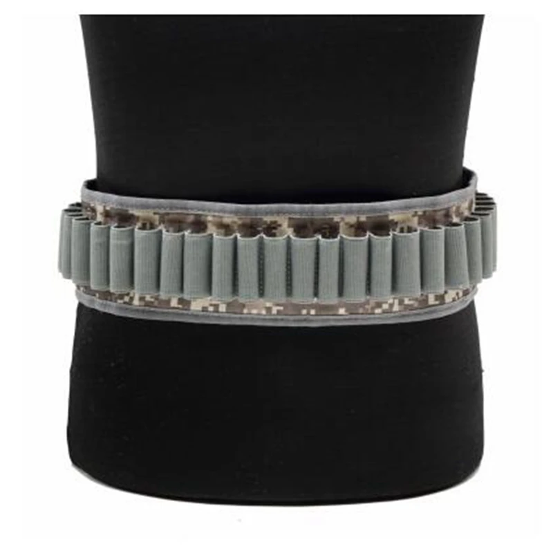 28/30Rounds Bandolier Belt Hunting 12 Gauge Cartridge Pouch Belt Shotgun Bullet Shell Holder Ammo Pouch Airsoft Accessories