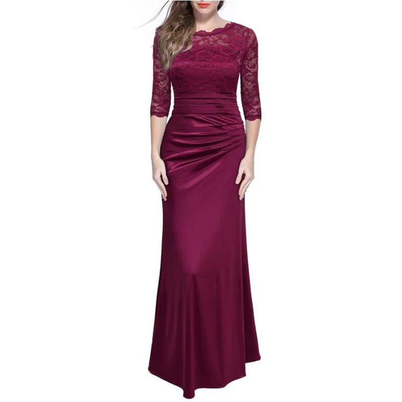 Женское кружевное платье серого цвета S 3XL размера плюс весна осень 2020 Новые