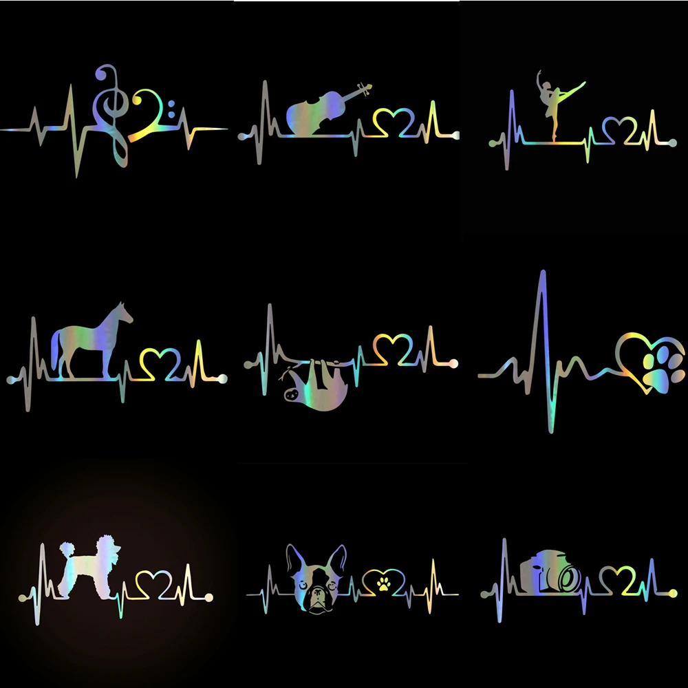 Tancredy персональные автомобильные наклейки серии сердцебиение забавные
