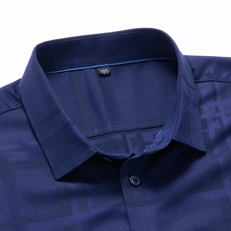 Осень Зима 8XL размера плюс мужская одежда рубашки брендовая модная Camisa Social