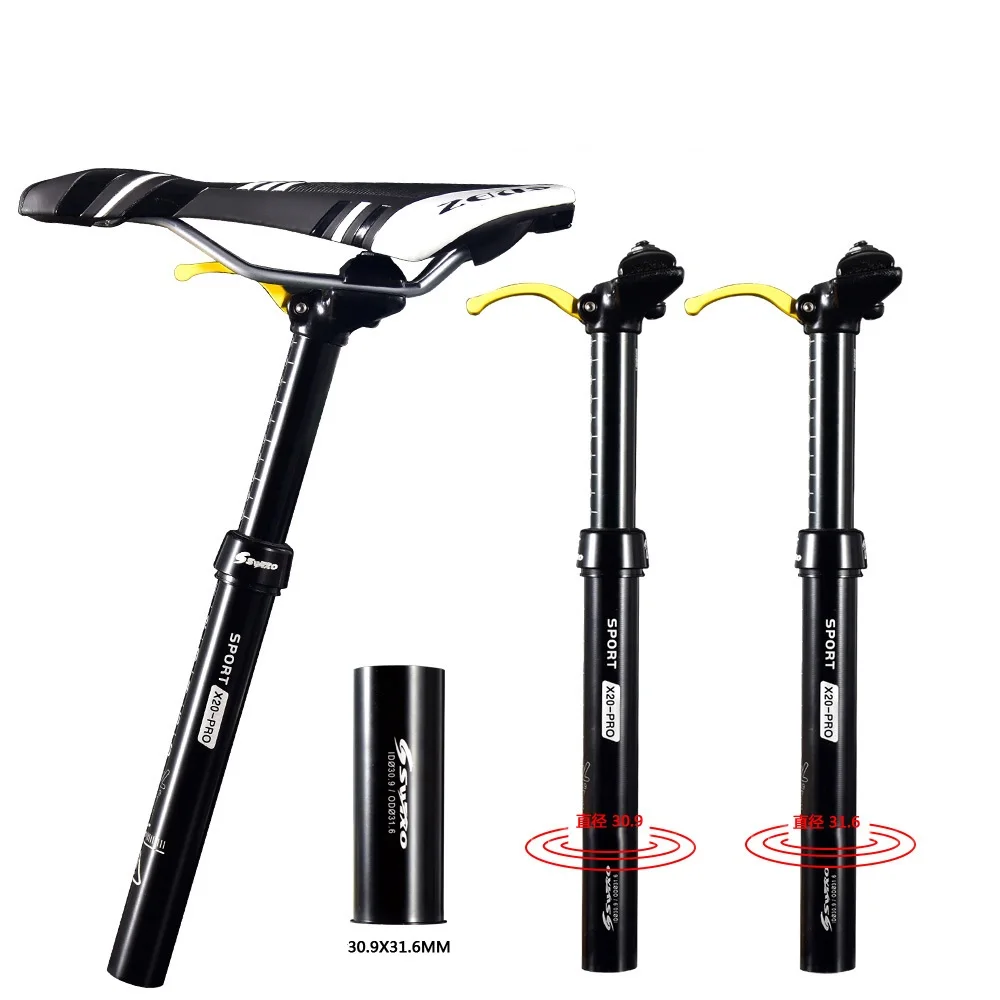 MTB Гидравлический капельница Подседельный штырь ручной дистанционный горный