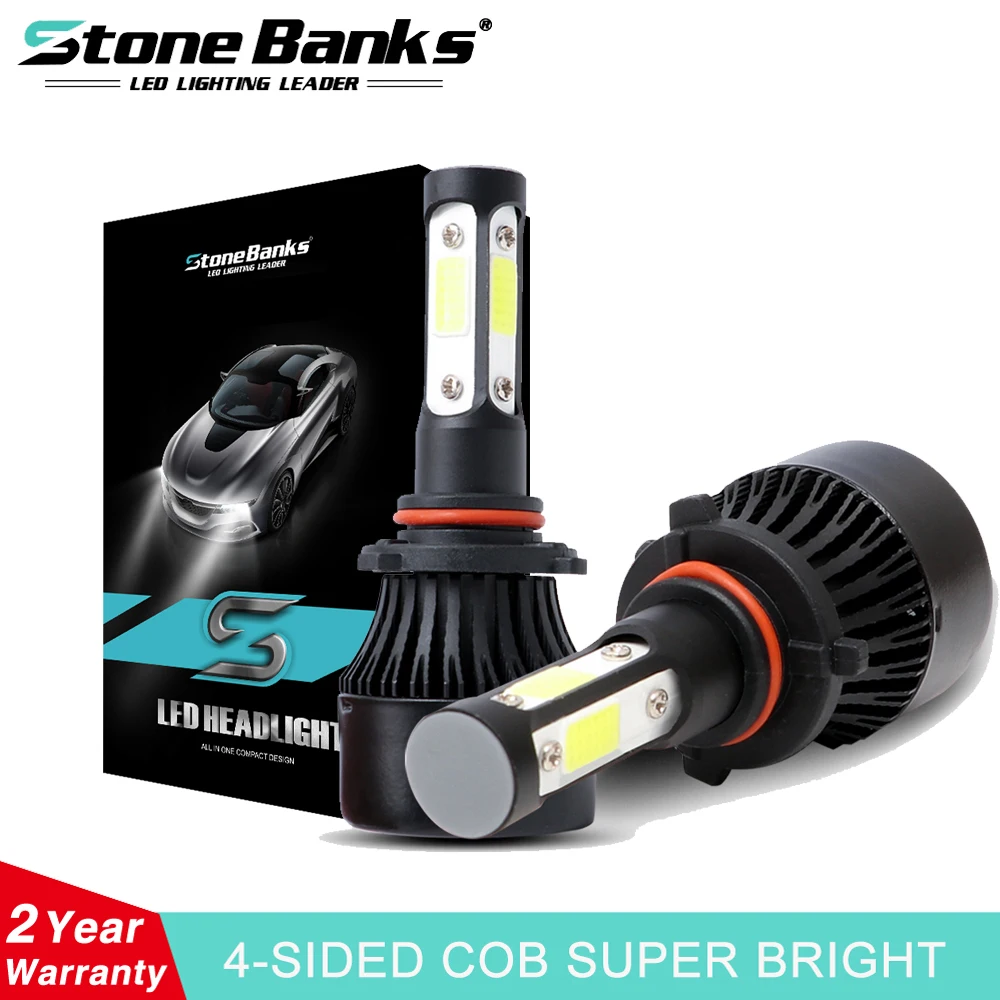 Stone Banks H7 H4 H1 H11 H8 H9 H16 H3 9006 HB4 9005 HB3 HIR2 H13 9004 HB1 9007 HB5 5202 светодиодный светильник лампы