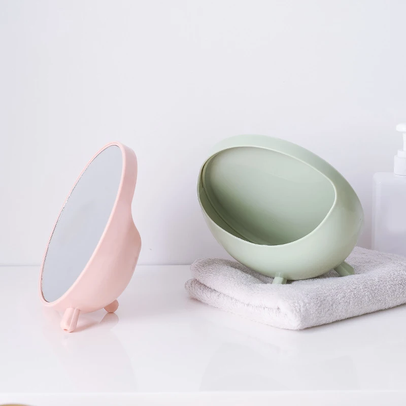 2 шт. Скандинавское настольное зеркало для хранения креативный круглый рабочий