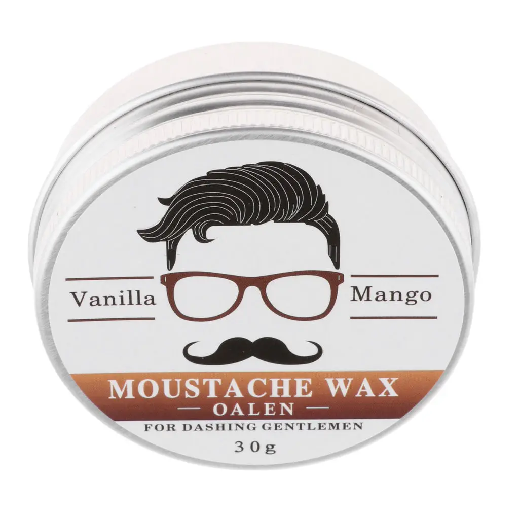 

30g Men Beard Balm Conditioner Moustache Wax Grooming Cream Glass Fruit Scent