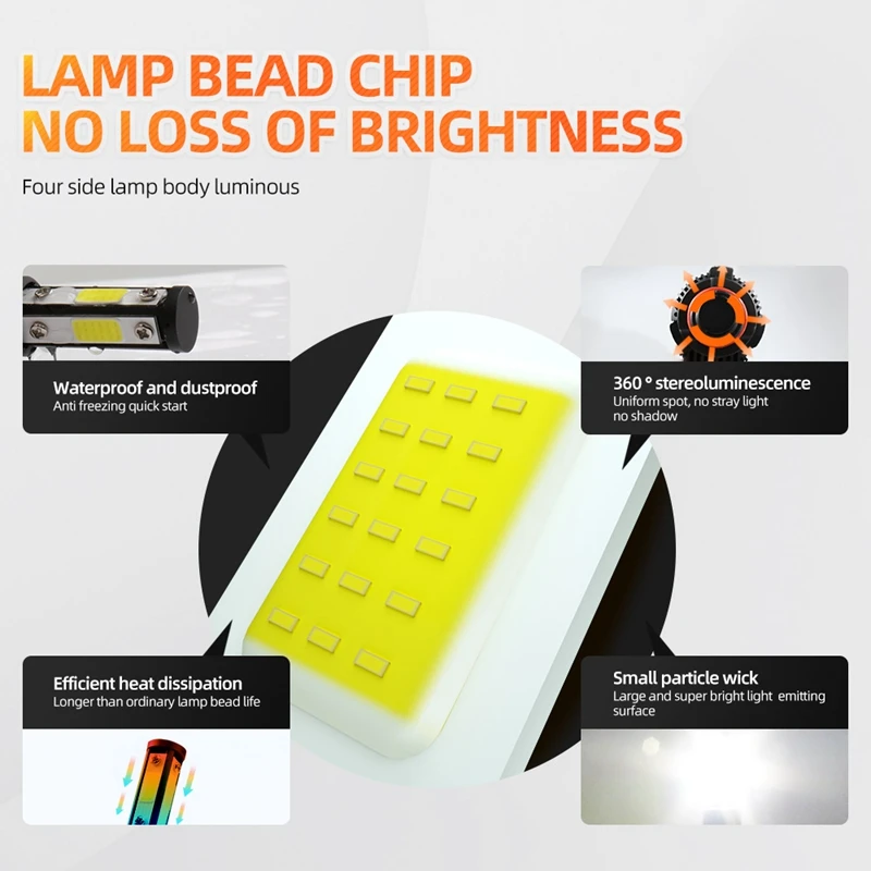 

Car Led Headlight Bulb 360 Degree 6000K 14000LM High Bright head light lamp Plug Fog Light