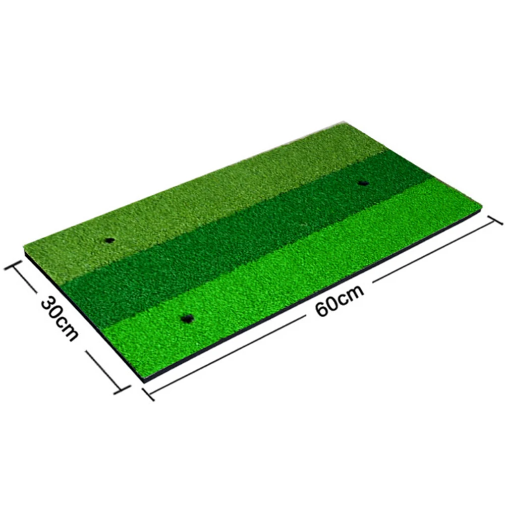 

60x30cm Two Colors Turf Pad/Three Colors Turf Pad Golf Hitting Practice Mat Artificial Lawn Grass Training Aids Pad with Tee