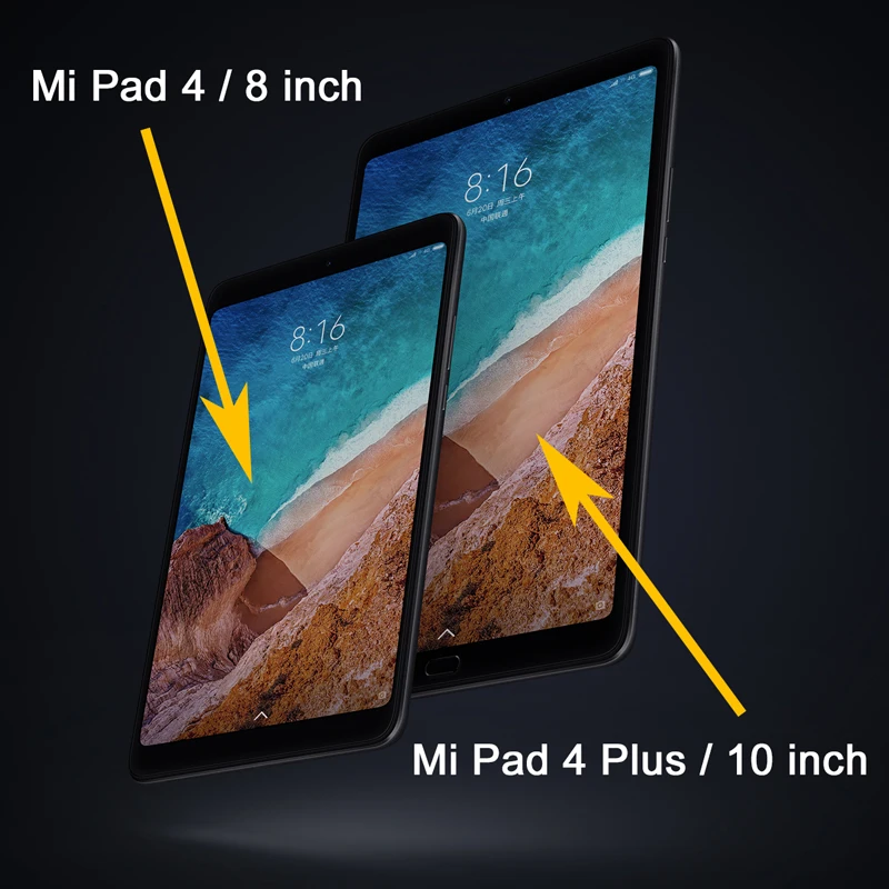Оригинальный Xiaomi mi Pad 4 8 &quotПланшеты ГБ ОЗУ 64 Гб ПЗУ Восьмиядерный процессор Snapdragon