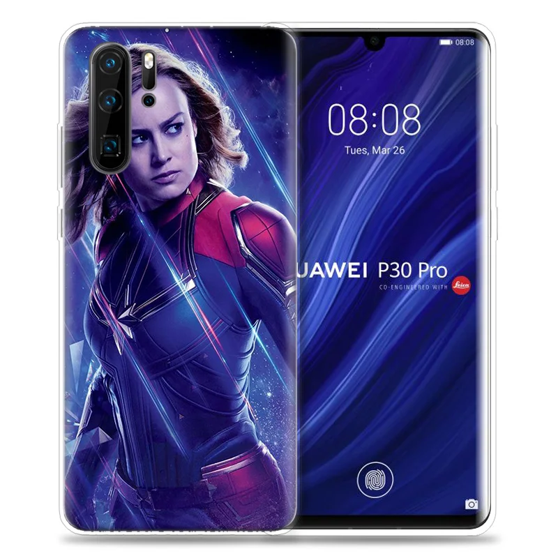 Марвел Капитан чехол для huawei P20 P30 P Smart Z Plus P10 P9 P8 mate 30 10 20 Lite Pro силиконовый чехол для телефона