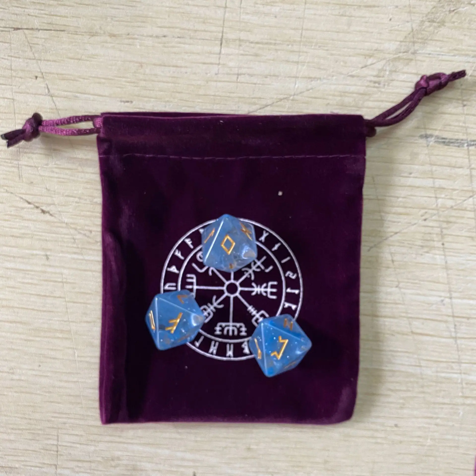 3 шт./лот Starry Rune акриловые кости Tarot аксессуары отправляемая сумка|Кубики| |