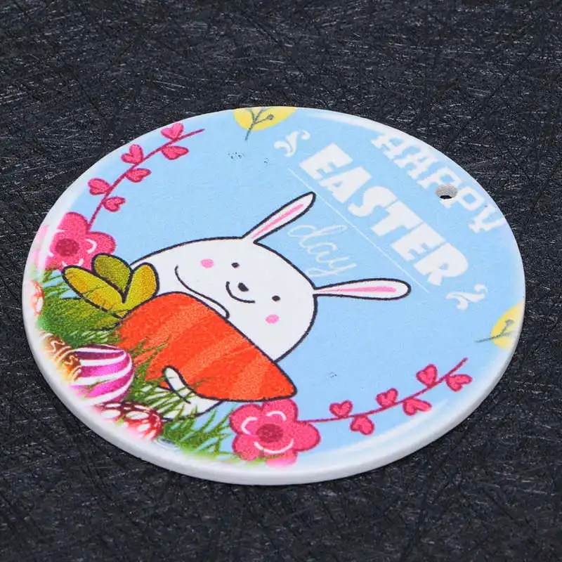 Деревянные вырезы деревянный подвесной знак 7 см/дюйма круглые цветные