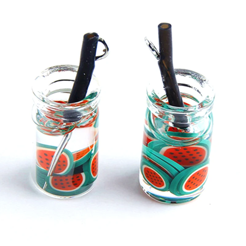 5 шт. подвески в виде арбуза клубники фруктов смолы|Шармы| |