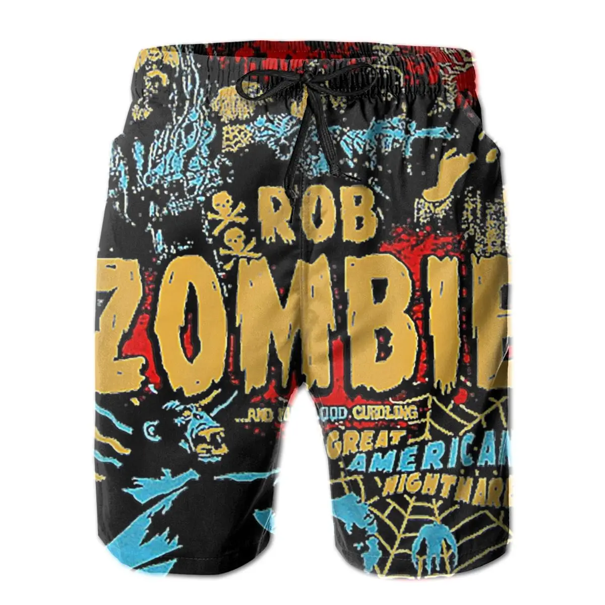 

Mens Pants Surfing Beach Board Captain Spaulding's Swimming Sport Quick Dry Mesh Pretty Fashion Funny Retro Shorts for Boy