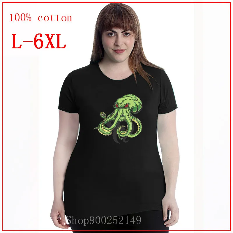 Бренд фракции футболка Подростковая Осьминог Левиафан какен щупальце cthulu