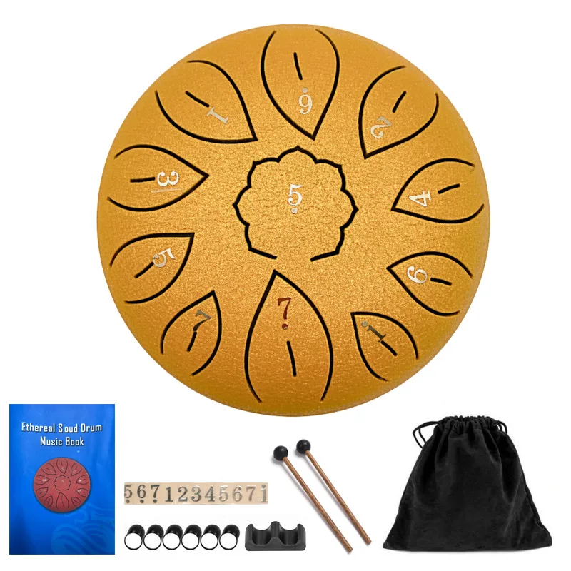 

New 6" air drum 8 sound 6" air drum 11 sound C steel drum new fashion instrument drum factory direct sales