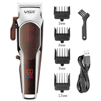 professional salon series adjustable hair clipper finishing hair trimmer electric hair cutter beard trimer with 2200mah battery