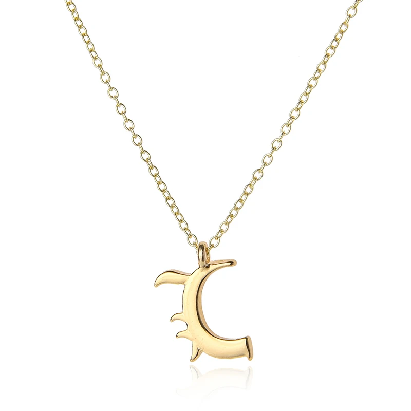 

10 Charm USA alphabet name Initial Letter C monogram America 26 English word Letter Family name sign pendant Necklace jewelry