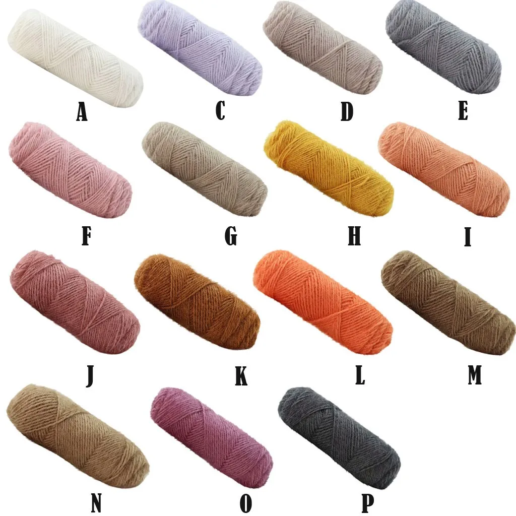 Яркие шелковые полиэфирные нити ручной вязки шарф свитер пальто линия зима