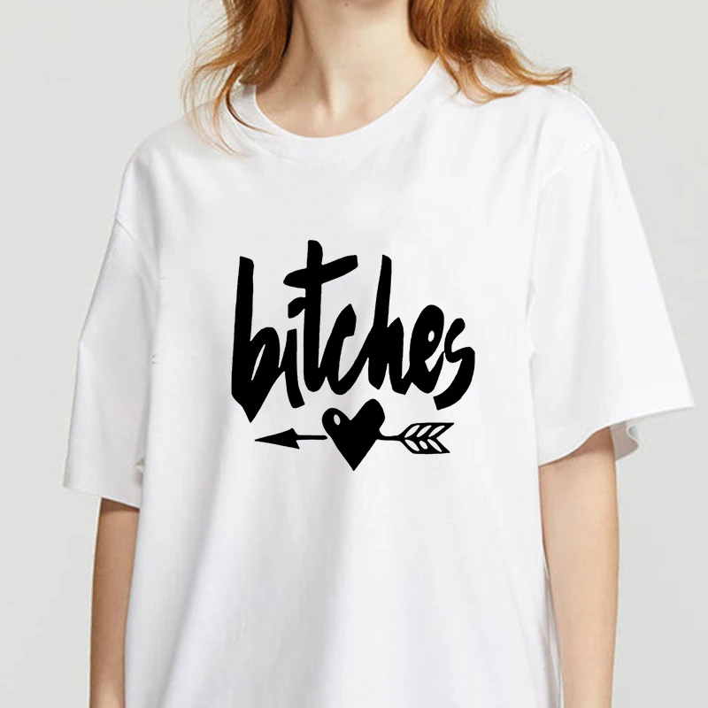 

С буквенным принтом женская футболка Женская Harajuku с коротким рукавом и О-образным вырезом топы, футболки для девочек летняя футболка Femme Фут...