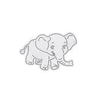 lovely elephant craft dies metal cutting dies for scrapbooking diy cards making home decoration new 2020