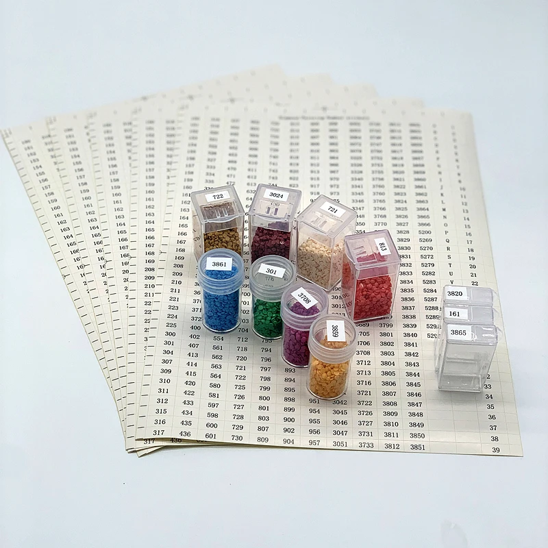 Алмазная этикетка для хранения наклейки алмазная фотовышивка ящик