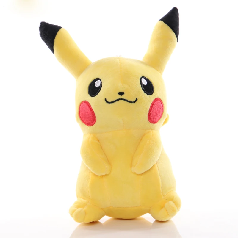 Kawaii короткая футболка с героями из японского аниме Pokemoned мягкие игрушки Pikachued