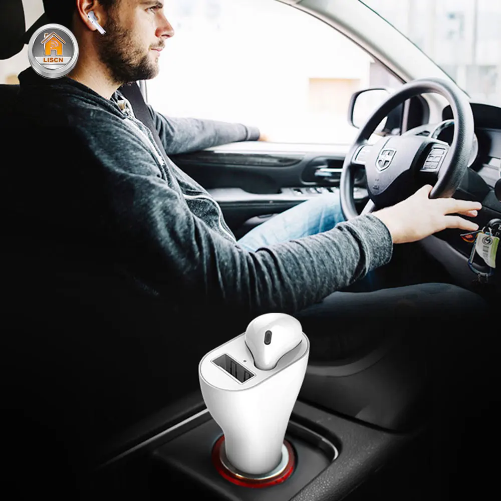 2 в 1 автомобильные Bluetooth наушники с USB портом|Автомобильный комплект Bluetooth| |