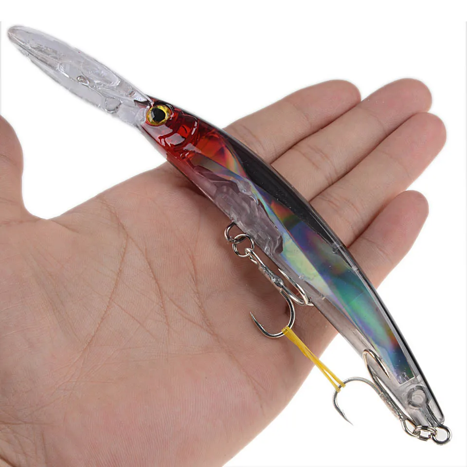 

Big Crankbait Minnow 1pcs 17cm 24g Wobbler Fishing Lure Peche Bass Trolling Artificial Bait Pike Carp lures Peche Fishing tackle