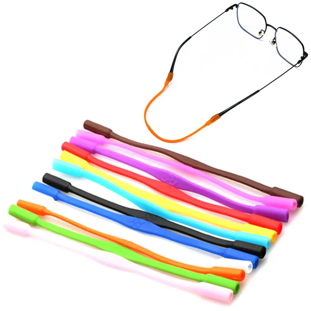 

Anti-Slip Sports Silicone Glasses Strap Eyeglasses Sunglasses Rope Neck Cord Eyewear Lanyard Glasses Chain Glasses Accessories