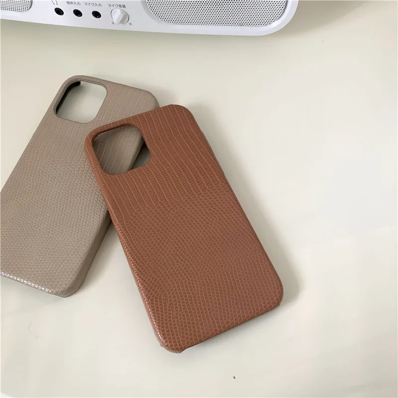 

Fashion PU Leather Cover for iPhone 12 Mini 11 pro 7 7Plus 8 8Plus X XR XS Max Phone Case Crocodile Texture Coque Fundas