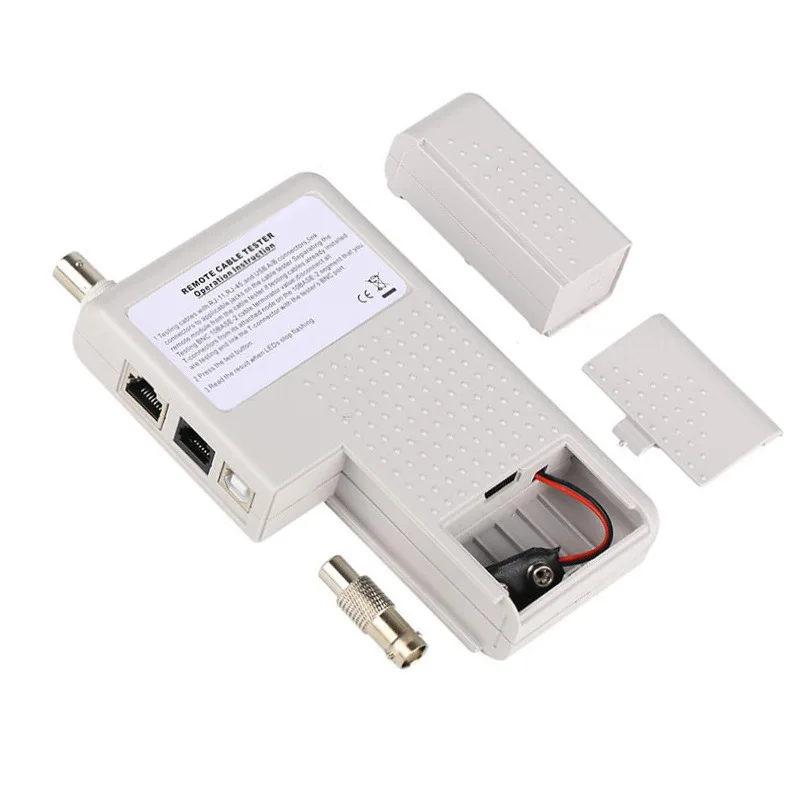 4 в 1 удаленный тестер сетевого кабеля RJ11 RJ45 USB BNC LAN для кабелей UTP STP трекер