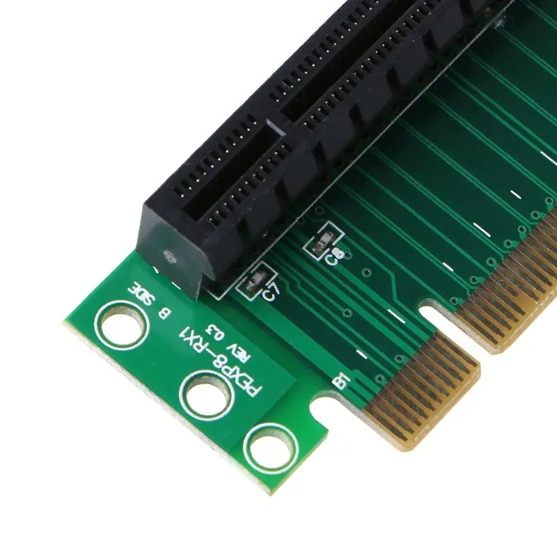 Переходная плата PCI Express 8X 90 градусов прямоугольный переходник для 1U/2U