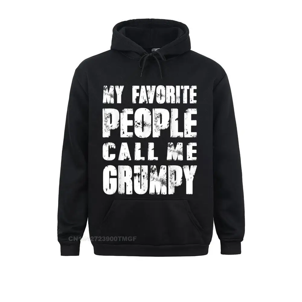 

Men's Mens Grandpa gifts Dad gifts My Favorite People Call Me Grumpy Oversized Hoodie Sweatshirts Harajuku Hoodies Sportswears