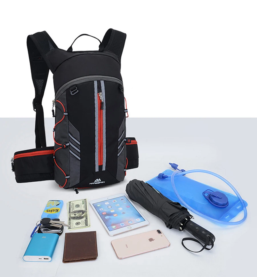 NEWBOLER велосипедная сумка 10L, рюкзак для велоспорта, дышащий сверхлегкий горный велосипед, водонепроницаемая сумка для альпинизма, Пешие прогулки гидратация, водонепроницаемый рюкзак