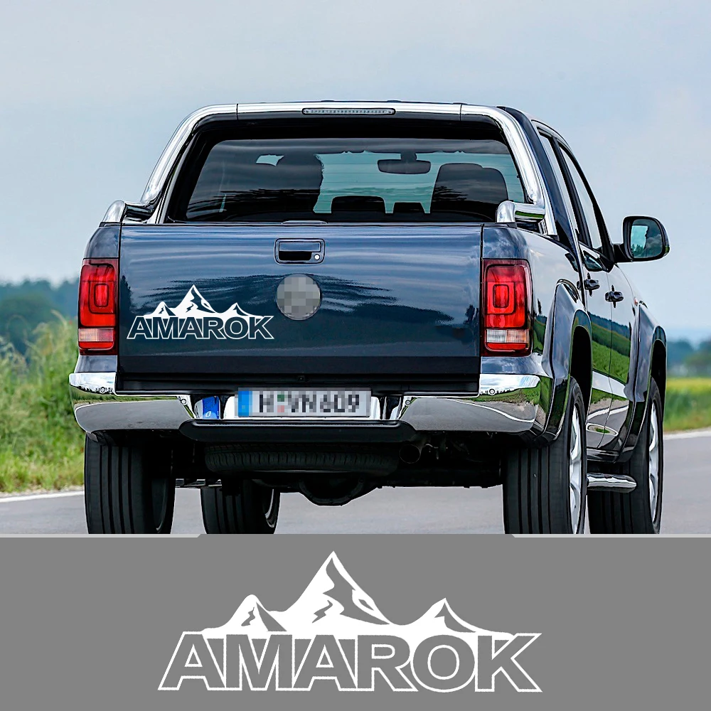 Наклейка на дверь заднего багажника пикапа для Volkswagen VW Amarok Truck Graphic Mountain