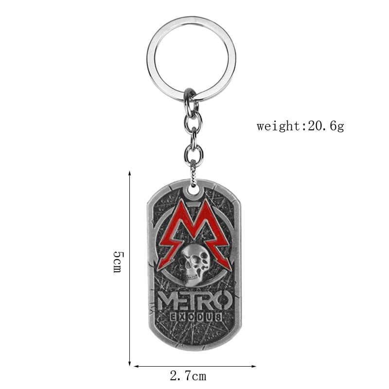 Игры ювелирные изделия Metro Exodus 2033 кулон с биркой для собак подвеска кожаная металлическая цепочка ожерелье s Шарм Косплей Подарки для детей мужчин