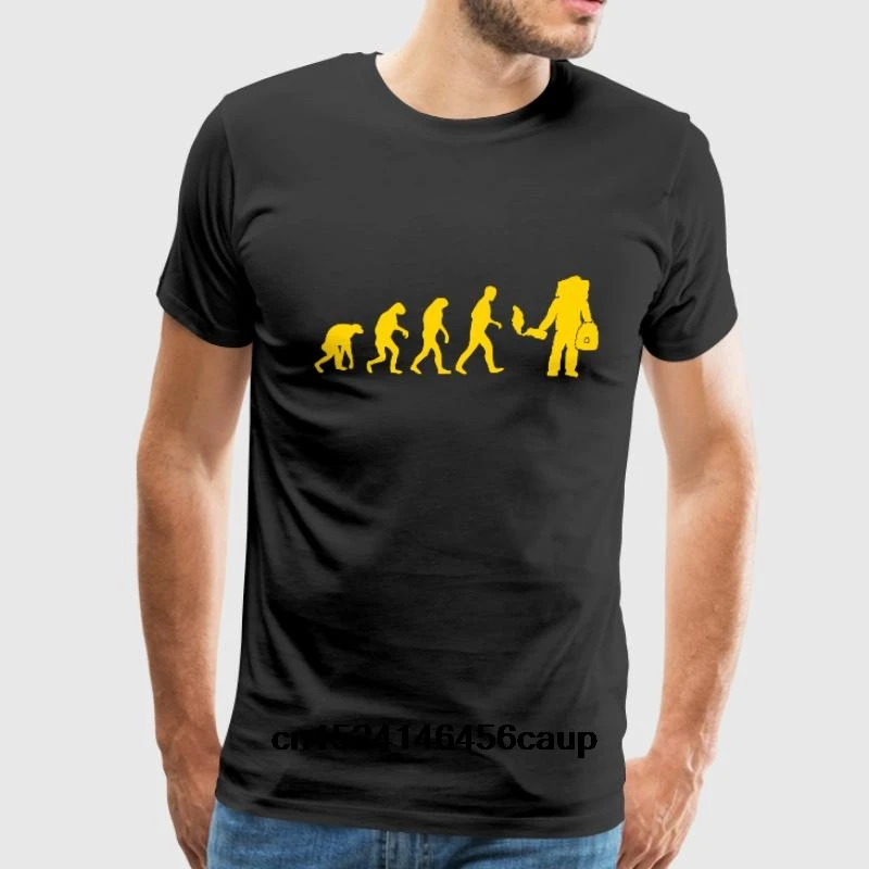 

100% Cotton O-neck Custom Printed Men T shirt beekeeper evolution Women T-Shirt