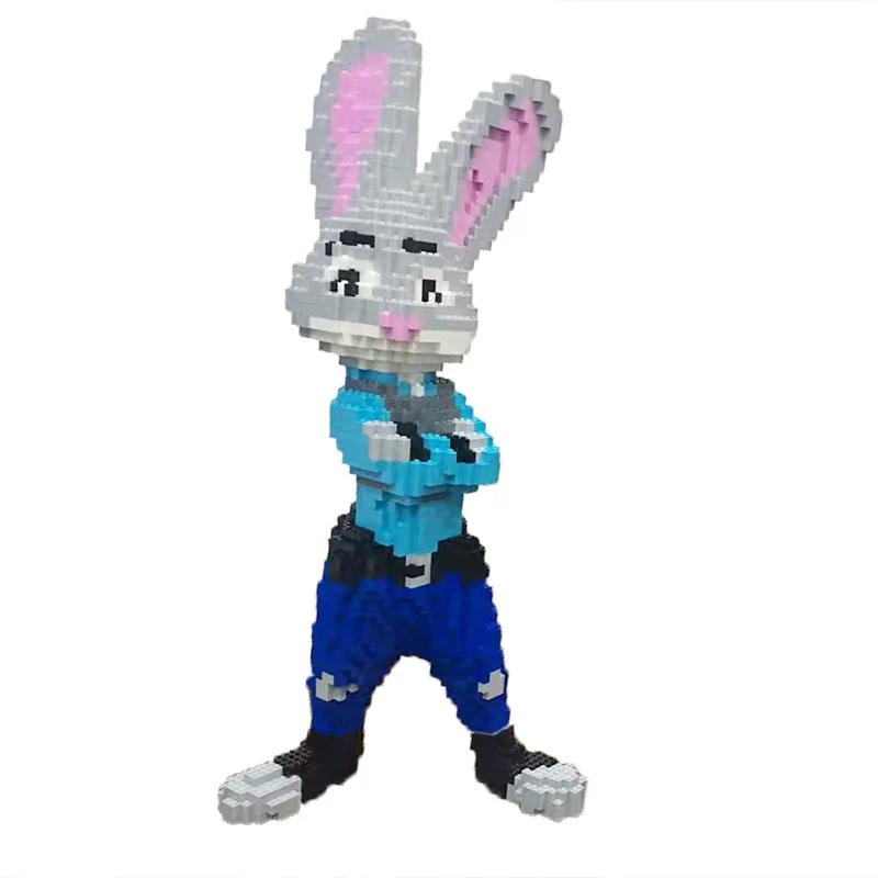 Креативные детские игрушки зеленый пластиковый заглушка кролик маленький