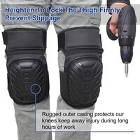 motorcycle leg cover knee pads with adjustable straps safe eva gel cushion pvc shell for knee protection knee pads for work new